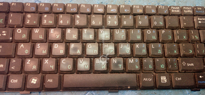 Замена клавиатуры на ноутбук MSI